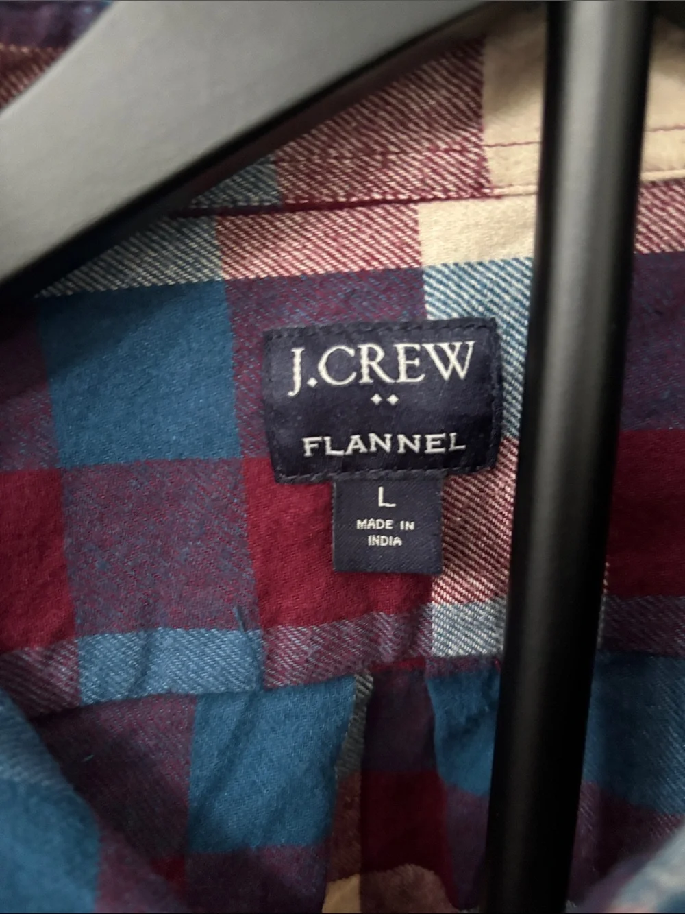 NWOT J. Crew 100% Cotton Flannel